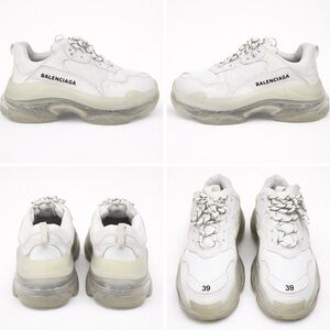 Balenciaga Triple S Sneakers - Off White - Size 39, US 9